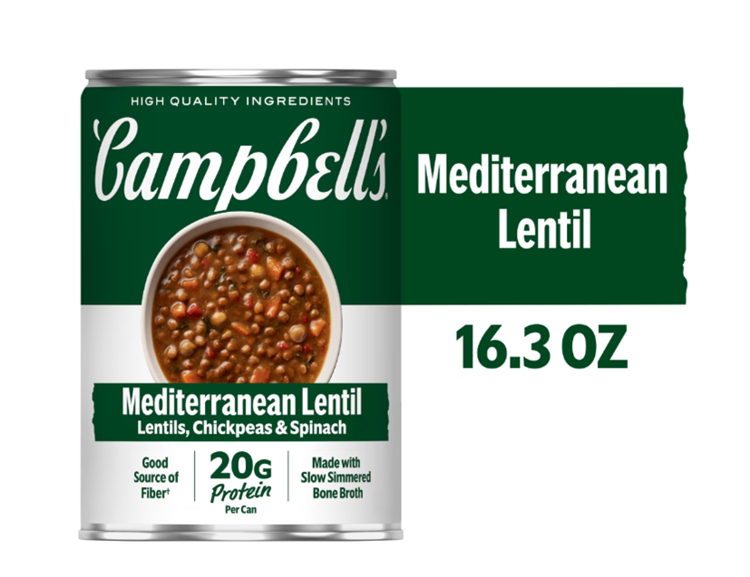 (image for) Campbell's Protein Soup Mediterranean Lentil 16.3oz